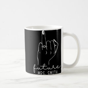 Taza De Café Futura Sra. Smith Nueva Novia Para Ser Prometido L