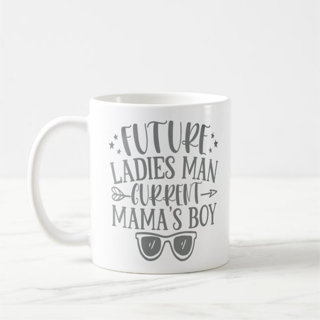 Taza De Café Futuras damas hombre actual mamas niño  (Izquierda)