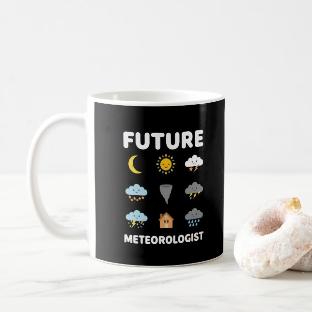 Taza De Café Future Meteorologist Weather Forecast (Con donut)