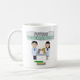 Taza De Café Future Veterinarian Loading – Vet Student Design
