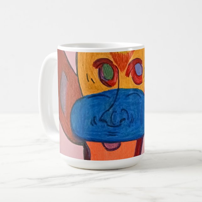 Taza De Café Futuristic Animal Art  (Anverso izquierdo)