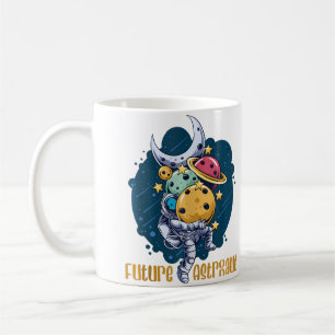 Taza De Café Futuro Astronauta Hecho Para Un Astronauta Experto