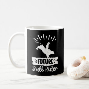 Taza De Café Futuro Bull Riding Rodeo Regalos Ideas