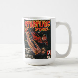 Taza De Café Futuro de la revista de pulpa de las historias de