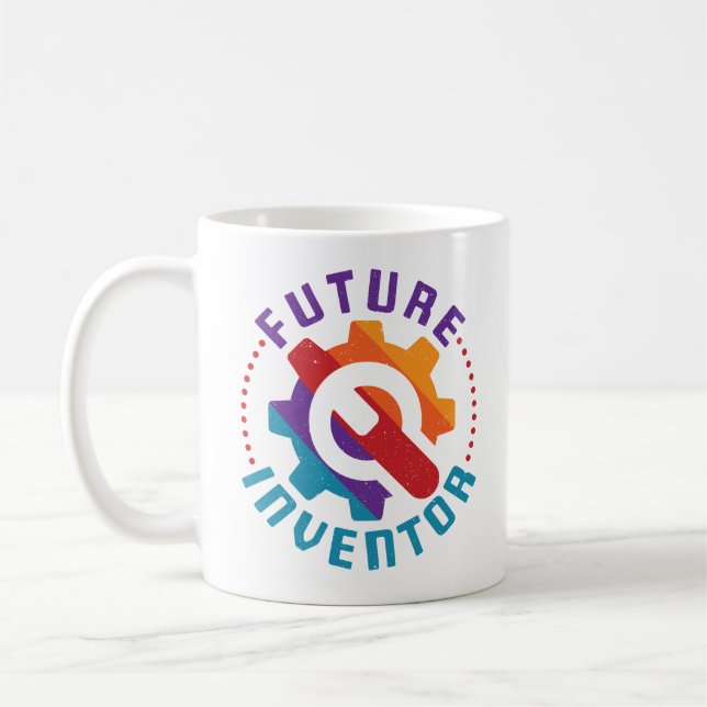 Taza De Café Futuro inventor innovador (Izquierda)