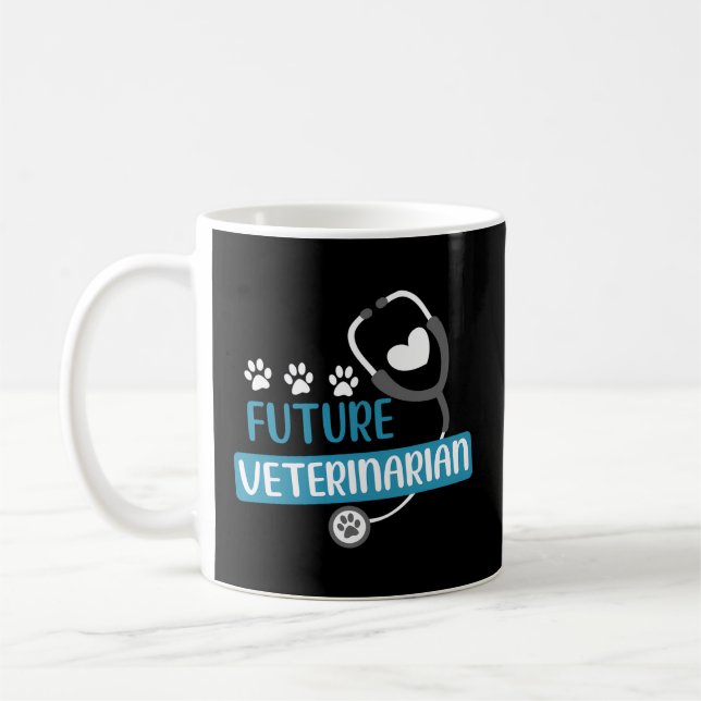 Taza De Café Futuro kit de veterinaria veterinaria (Izquierda)