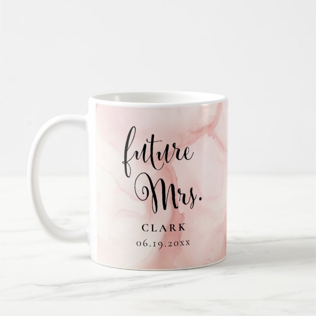 Taza De Café Futuro Sra. Regalo de Despedida de Soltera de Cali (Izquierda)