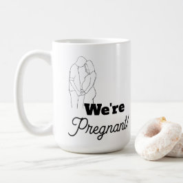 Taza De Café Futuros Padres Encaje Falso