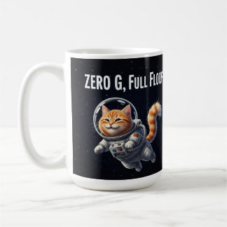 Taza De Café G cero, Mucho Floof! Gato Espacial Adorable