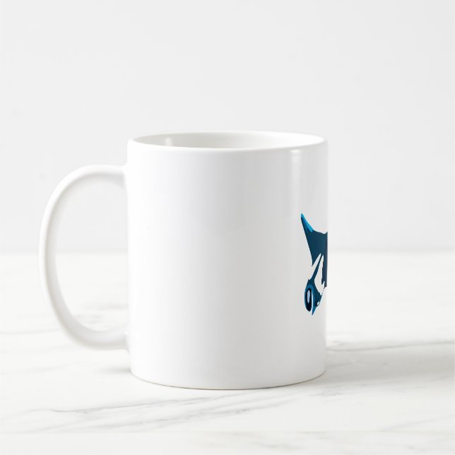 Taza De Café G es para Giant Manta Ray (Izquierda)