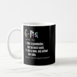 Taza De Café G-Mamáes Definición de Día de la Madre y regalo de
