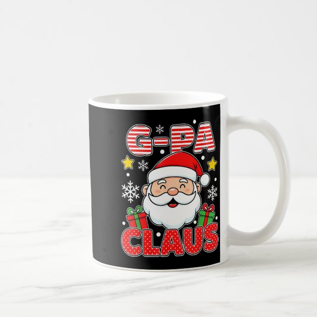 Taza De Café G-pa Claus Shirt Group Matching Family Christmas  (Derecha)