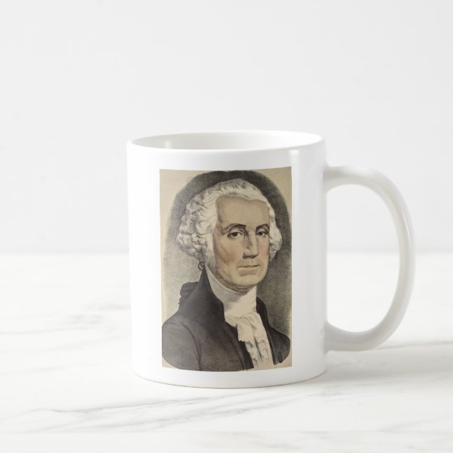 Taza De Café G Washington, curtidor e Ives (Derecha)