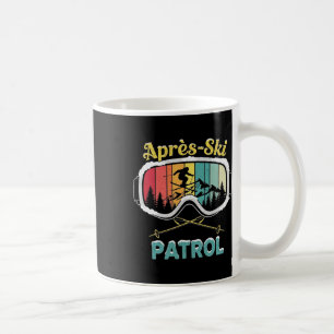 Taza De Café Gafas de esquí de patrulla de après esquí Esquiado