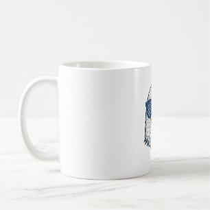 Taza De Café Gafas de sol águila patriótica diseño vectorial vi