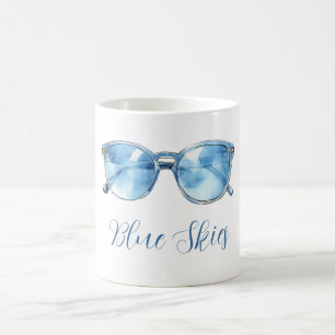 Taza De Café Gafas de sol Blue Skies