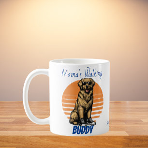 Taza De Café Gafas de sol divertidas para Golden Retriever de B