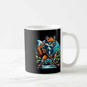 Taza De Café Gafas de sol estilo cool de hockey sobre hielo Fox