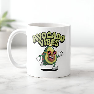 Taza De Café Gafas divertidas Aguacate