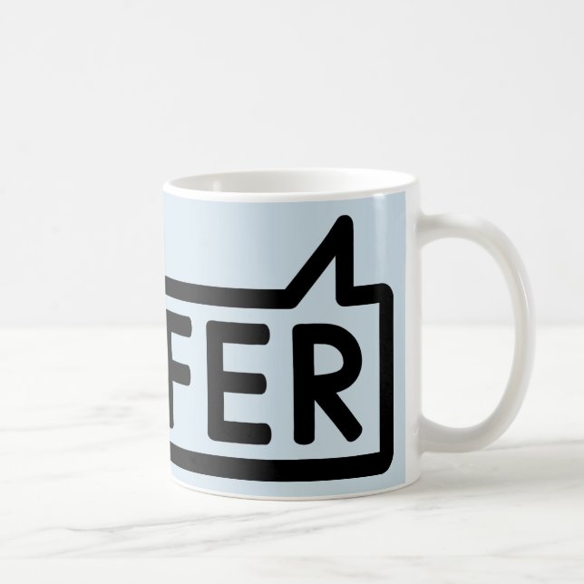Taza De Café Gaffer, jerga británica para jefe Mug, entrenador  (Derecha)
