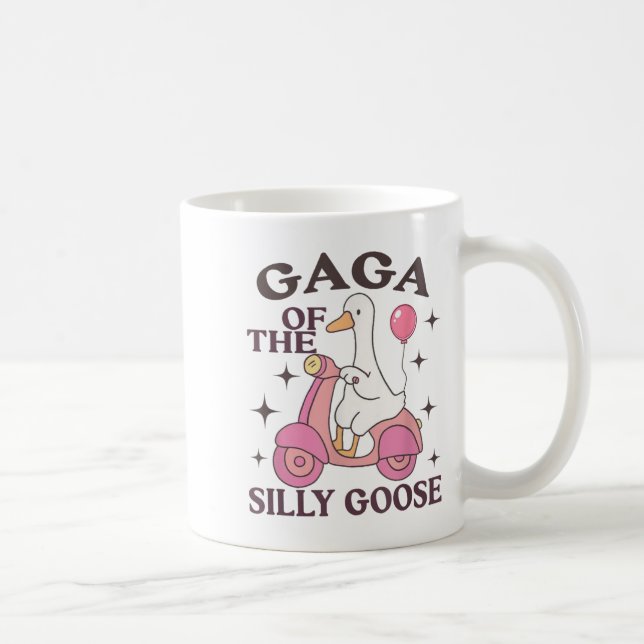 Taza De Café Gaga Goose En La Perdida Graciosa Fa De La Confron (Derecha)