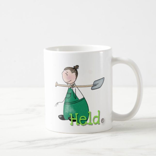 Taza De Café Galabau Job Grüner Daumen Tasse Mug  (Derecha)