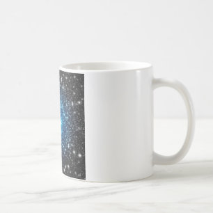 Taza De Café Galaxia azul y negra