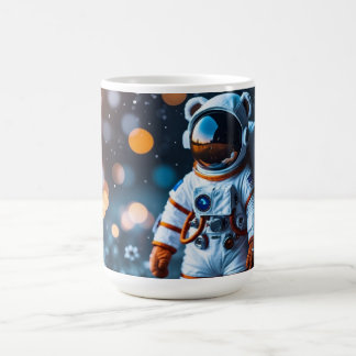 Taza De Café Galaxia Bokeh de Astronauta