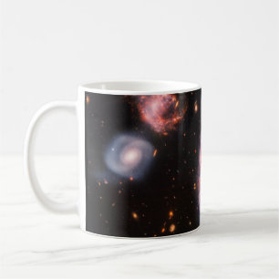 Taza De Café Galaxia Cartwheel JWST Telescopio Espacial James W