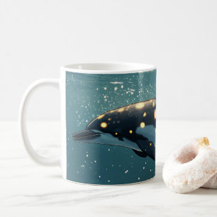 Taza De Café Galaxia de delfines" o "cósmica".