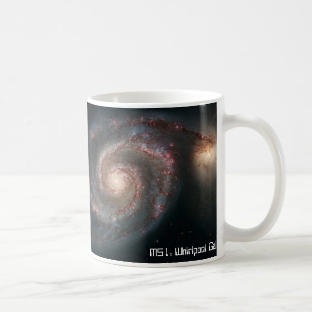 Taza De Café Galaxia de M51 Whirlpool (Derecha)