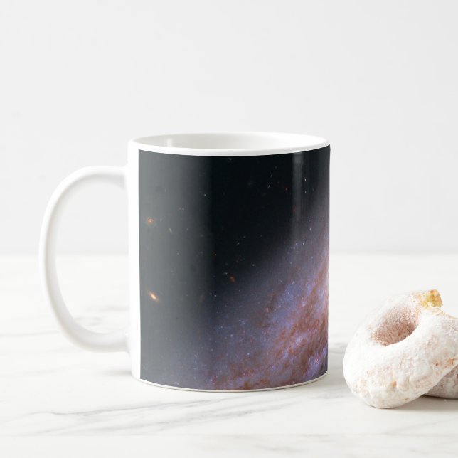 Taza De Café Galaxia Espiral Ngc 3972. (Con donut)