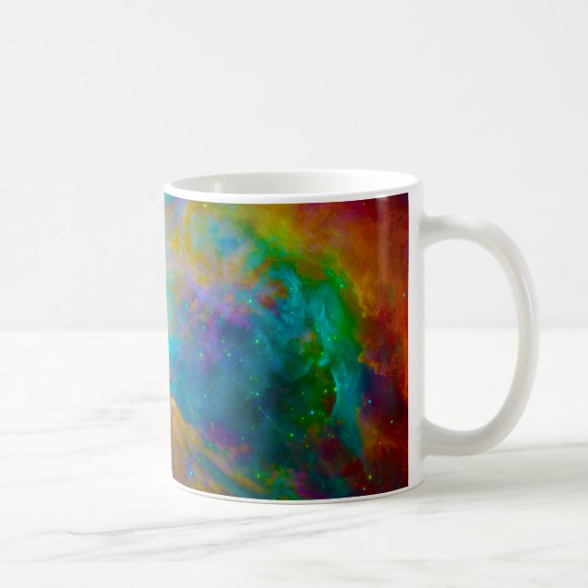 Taza De Café Galaxia lejana del espacio ultraterrestre (Derecha)
