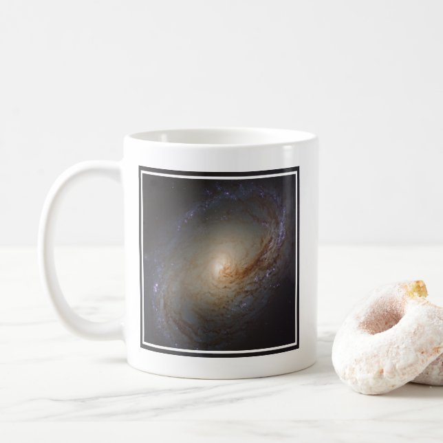 Taza De Café Galaxia Lenticular Barrada Ngc 3368 (Con donut)