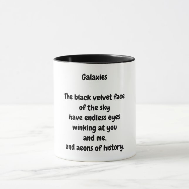 Taza de café Galaxias (Centro)