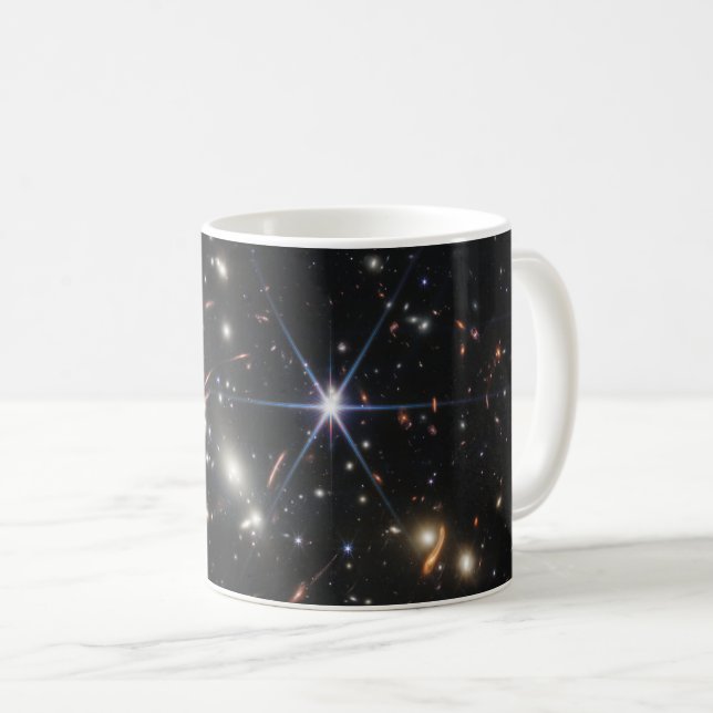 Taza De Café Galaxias de campo profundo (Anverso derecho)