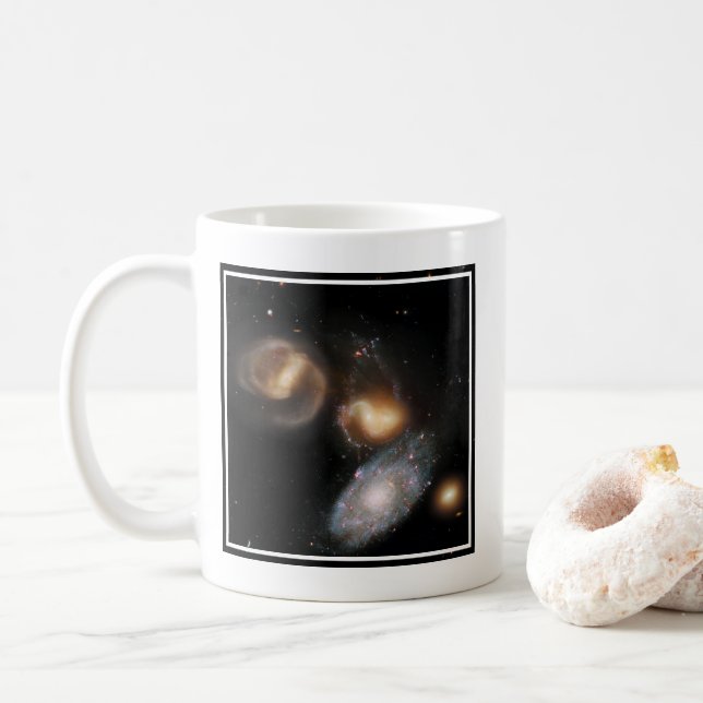 Taza De Café Galaxias Quintet de Stephan (Con donut)
