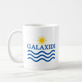 Taza De Café GALAXIDI Grecia, ondas solares