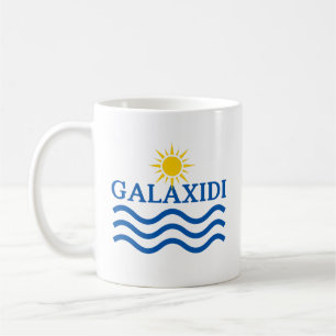 Taza De Café GALAXIDI Grecia, ondas solares