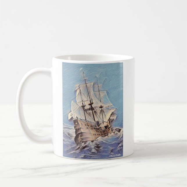 Taza De Café Galeón español Mellow Chromatic (Izquierda)