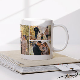 Taza De Café Galería de 4 fotos personalizadas café Mug