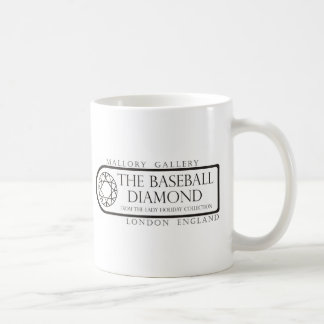 Taza De Café Galería de Mallory del diamante de béisbol