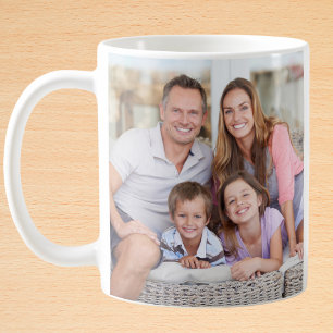 Taza De Café Galería fotográfica familiar moderna personalizada