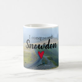 Taza De Café Gales conquistó el ferrocarril galés paisaje de Sn