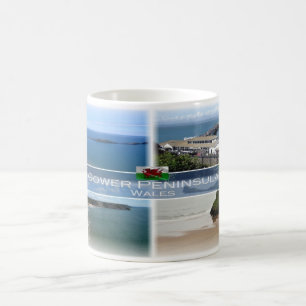 Taza De Café Gales GB - La península de Gower se tambalea -
