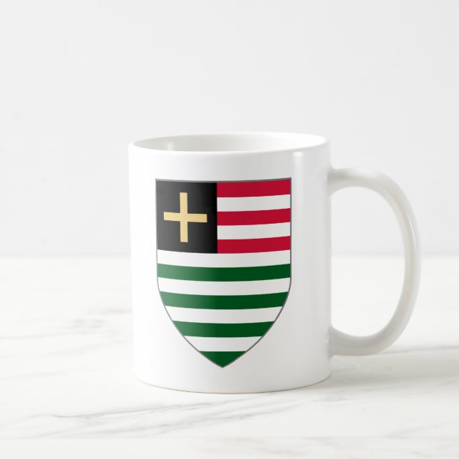 Taza De Café Gales Mug - Cruz y franjas (Derecha)