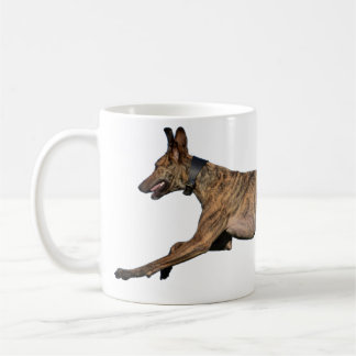 Taza De Café Galgo Brindled del acechador