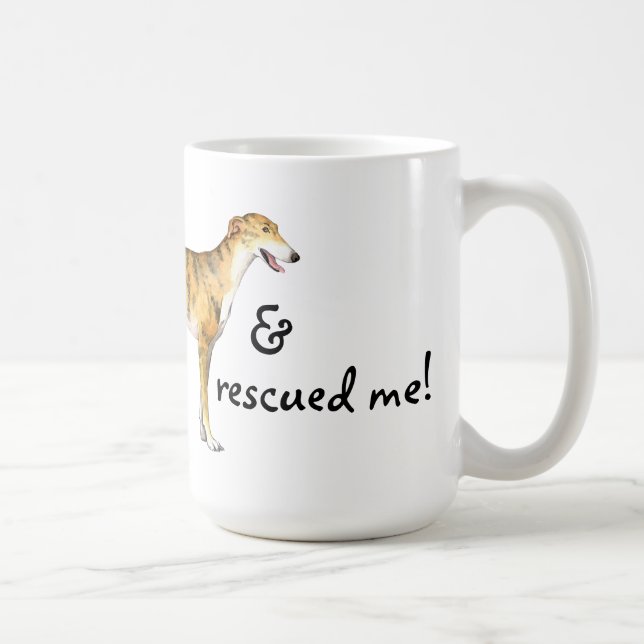 Taza De Café Galgo del rescate (Derecha)