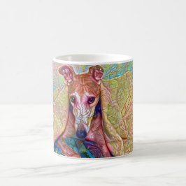 Taza De Café Galgo y mantas
