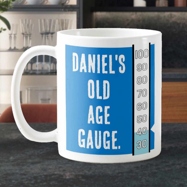 Taza De Café Gálibo de vejez 40 cumpleaños (Subido por el creador)